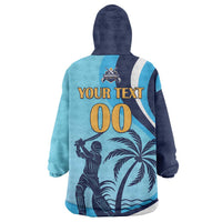 Custom Noakhali Cricket Express Wearable Blanket Hoodie Speed Power Victory - Wonder Print Shop