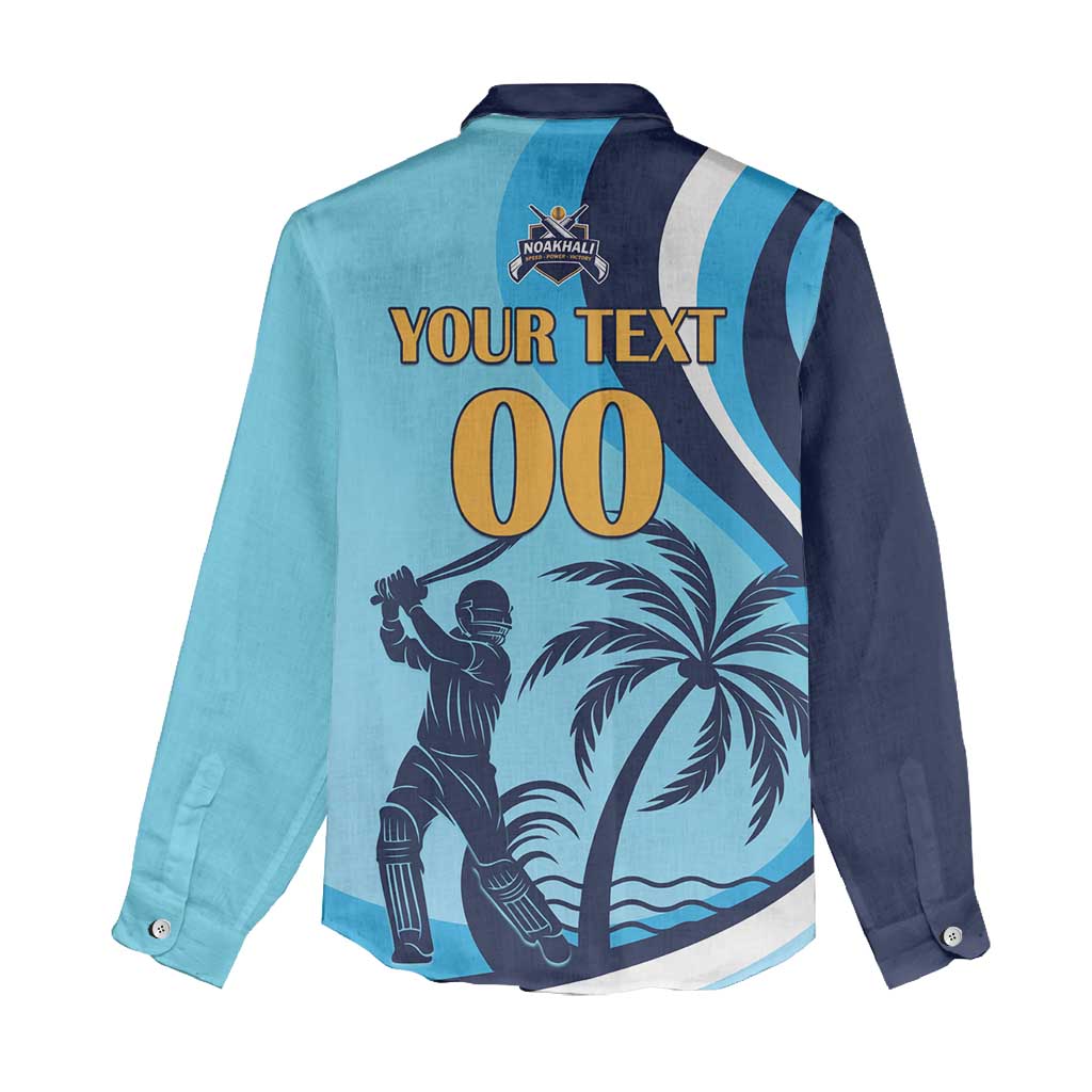 Custom Noakhali Cricket Express Women Casual Shirt Speed Power Victory - Wonder Print Shop