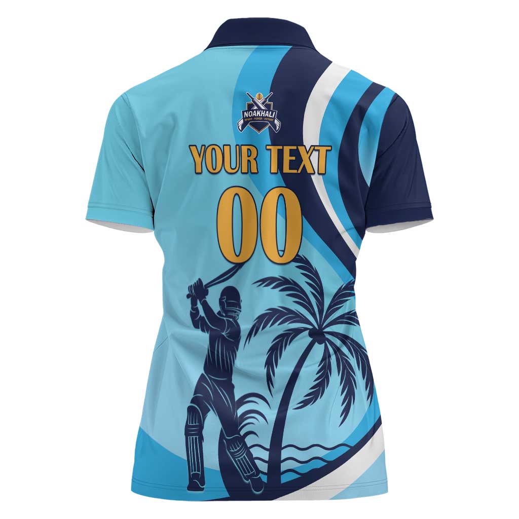 Custom Noakhali Cricket Express Women Polo Shirt Speed Power Victory - Wonder Print Shop
