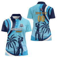Custom Noakhali Cricket Express Women Polo Shirt Speed Power Victory - Wonder Print Shop