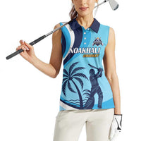 Custom Noakhali Cricket Express Women Sleeveless Polo Shirt Speed Power Victory - Wonder Print Shop