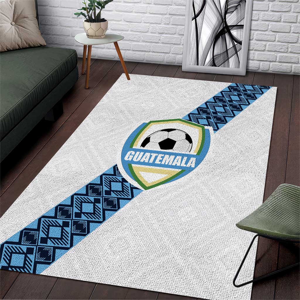 Guatemala Football Area Rug La Azul y Blanco Come On