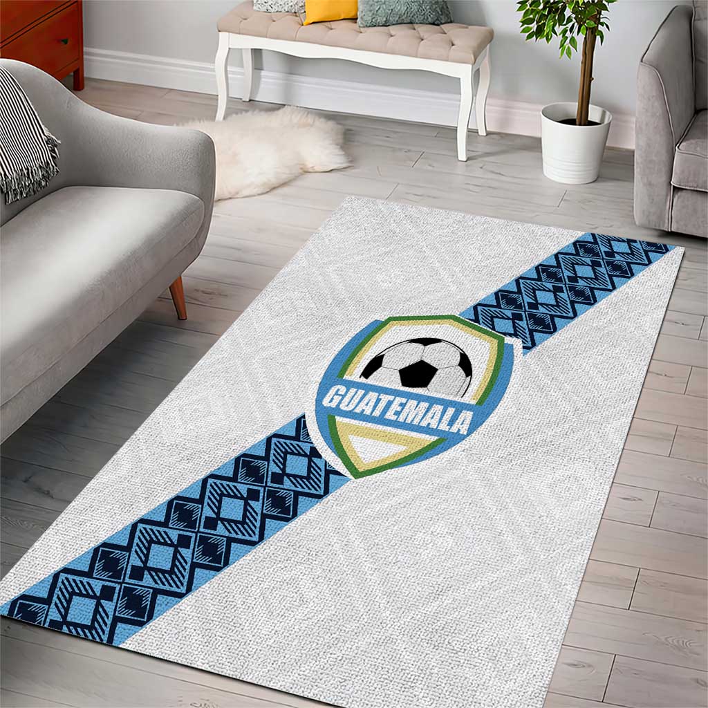 Guatemala Football Area Rug La Azul y Blanco Come On