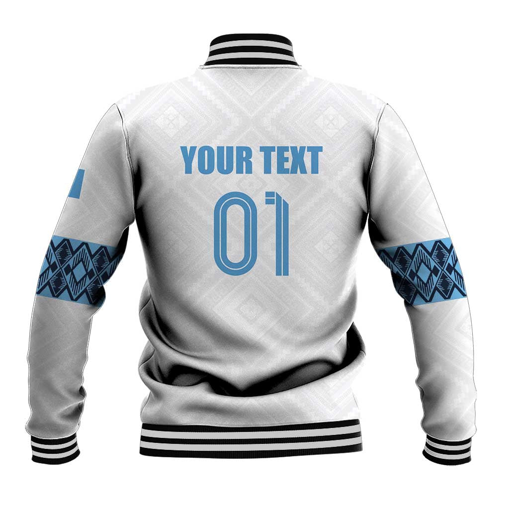 Custom Guatemala Football Baseball Jacket La Azul y Blanco Come On