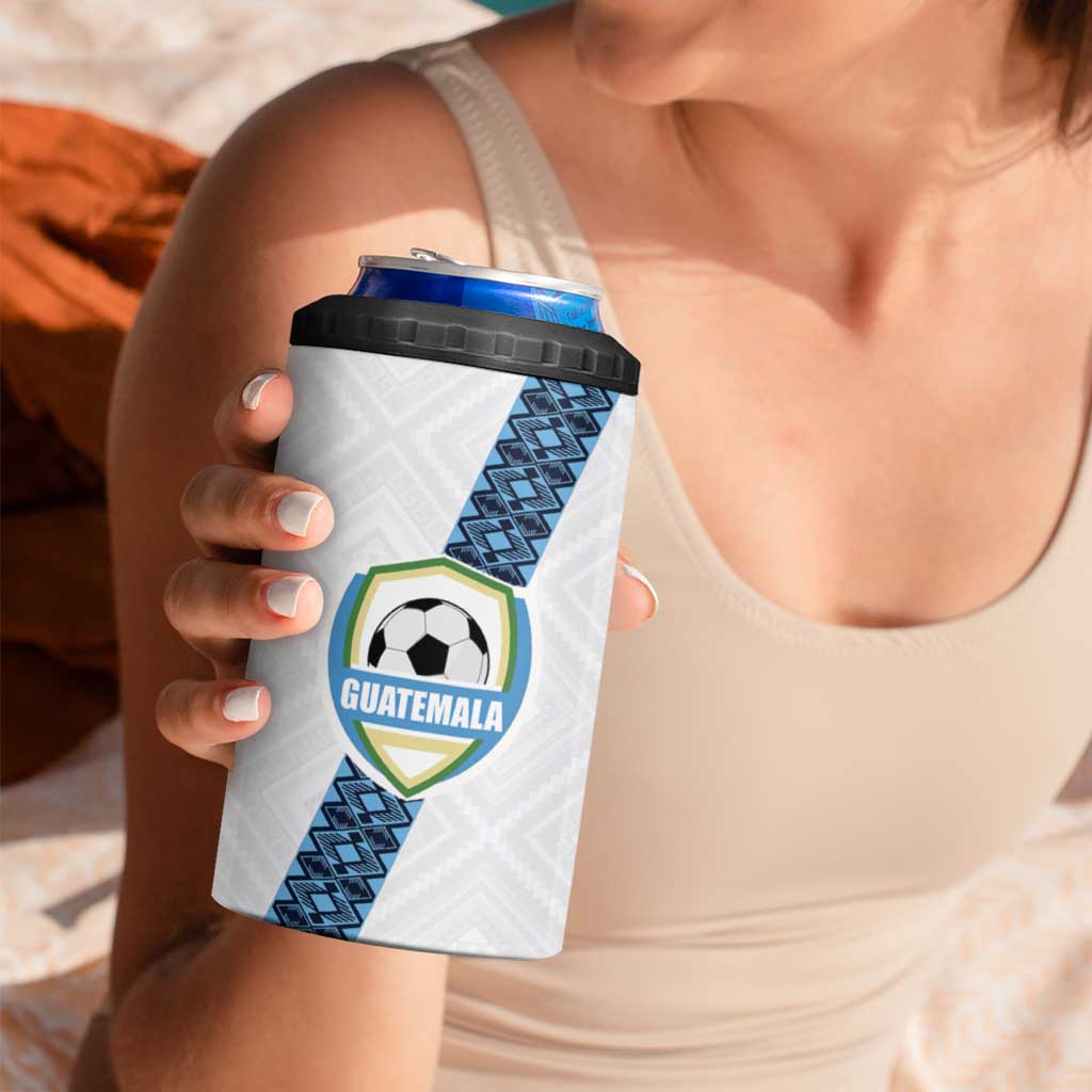 Custom Guatemala Football 4 in 1 Can Cooler Tumbler La Azul y Blanco Come On