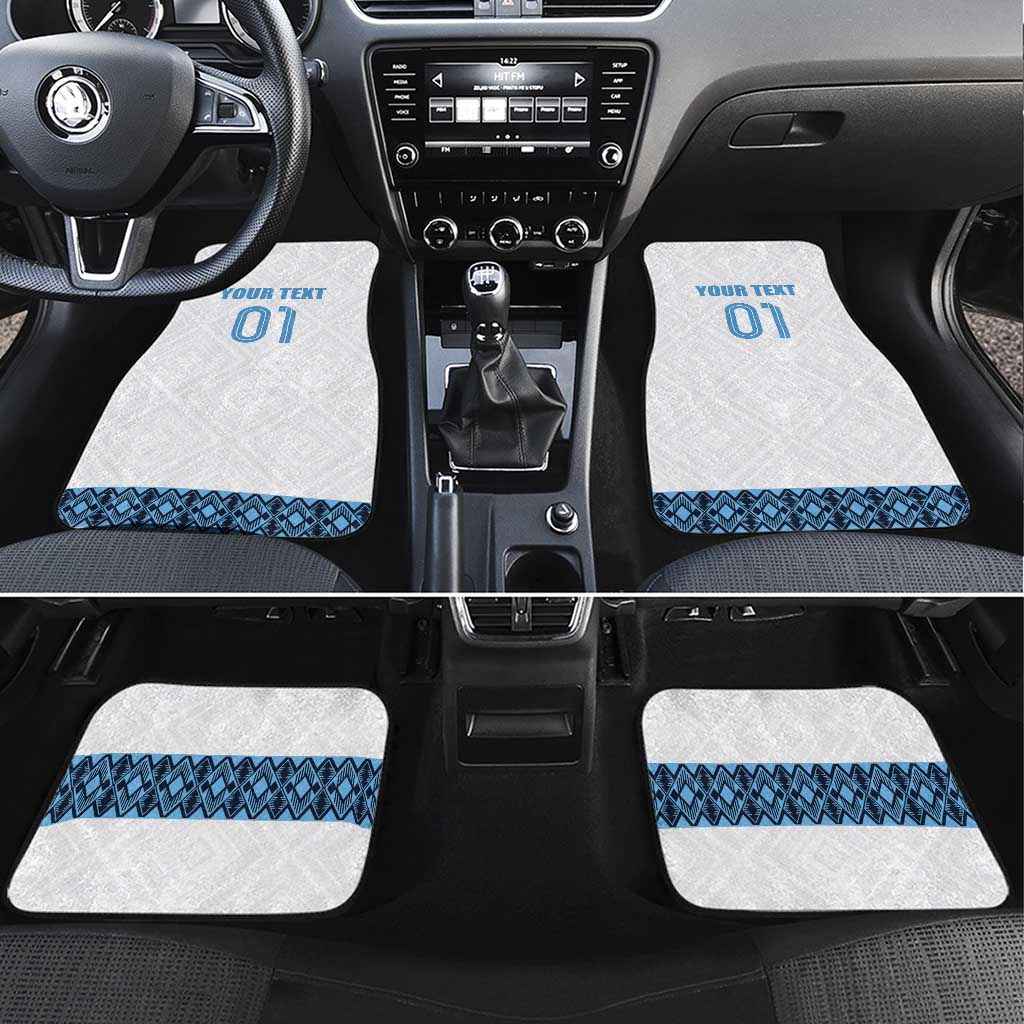 Guatemala Football Car Mats La Azul y Blanco Come On