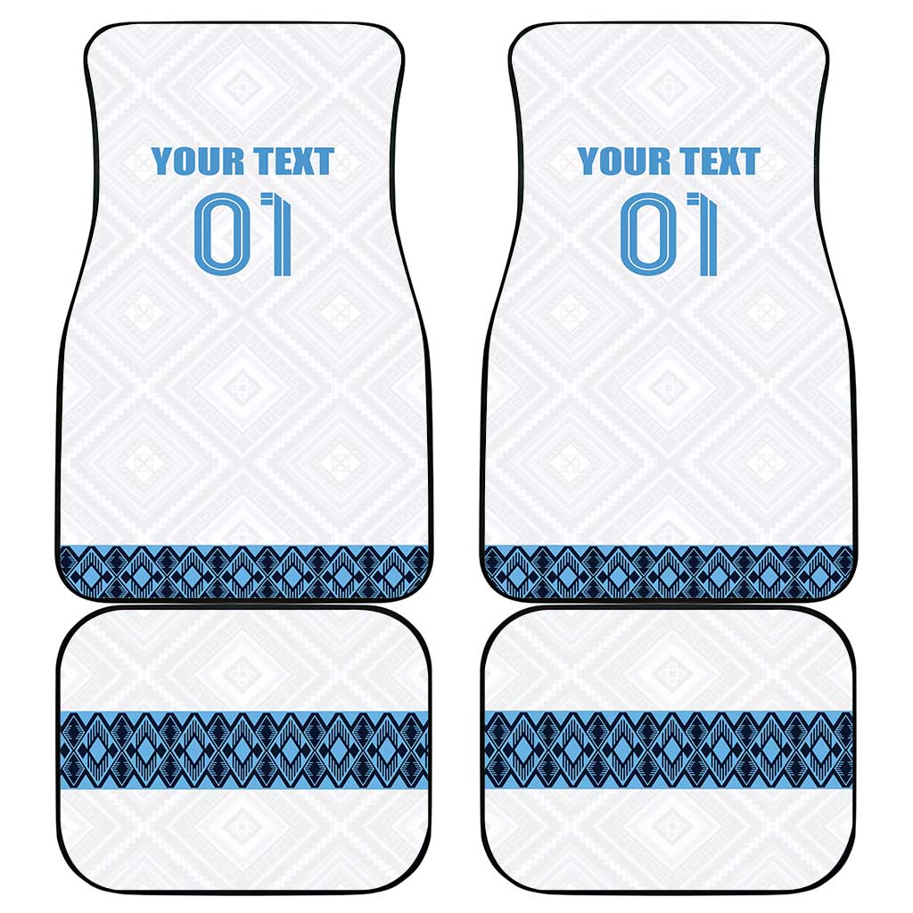 Guatemala Football Car Mats La Azul y Blanco Come On
