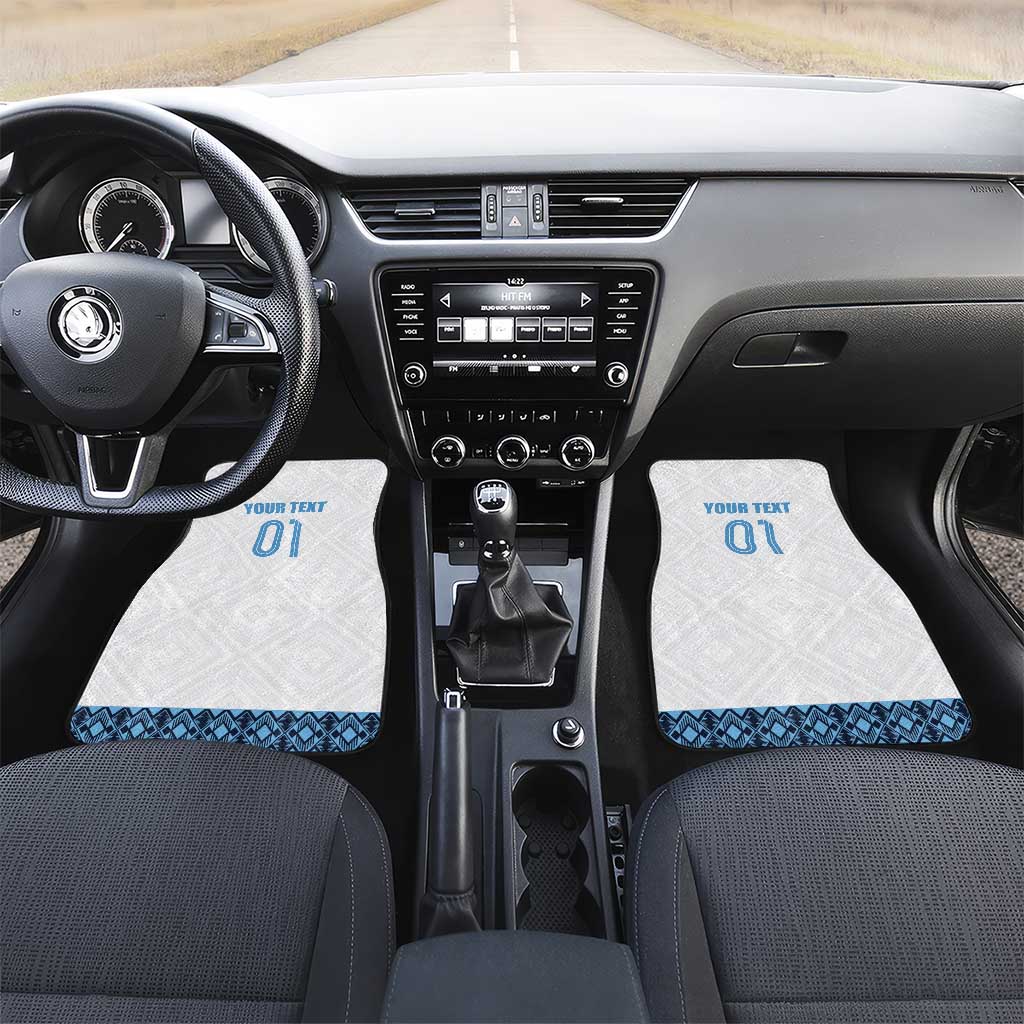 Guatemala Football Car Mats La Azul y Blanco Come On