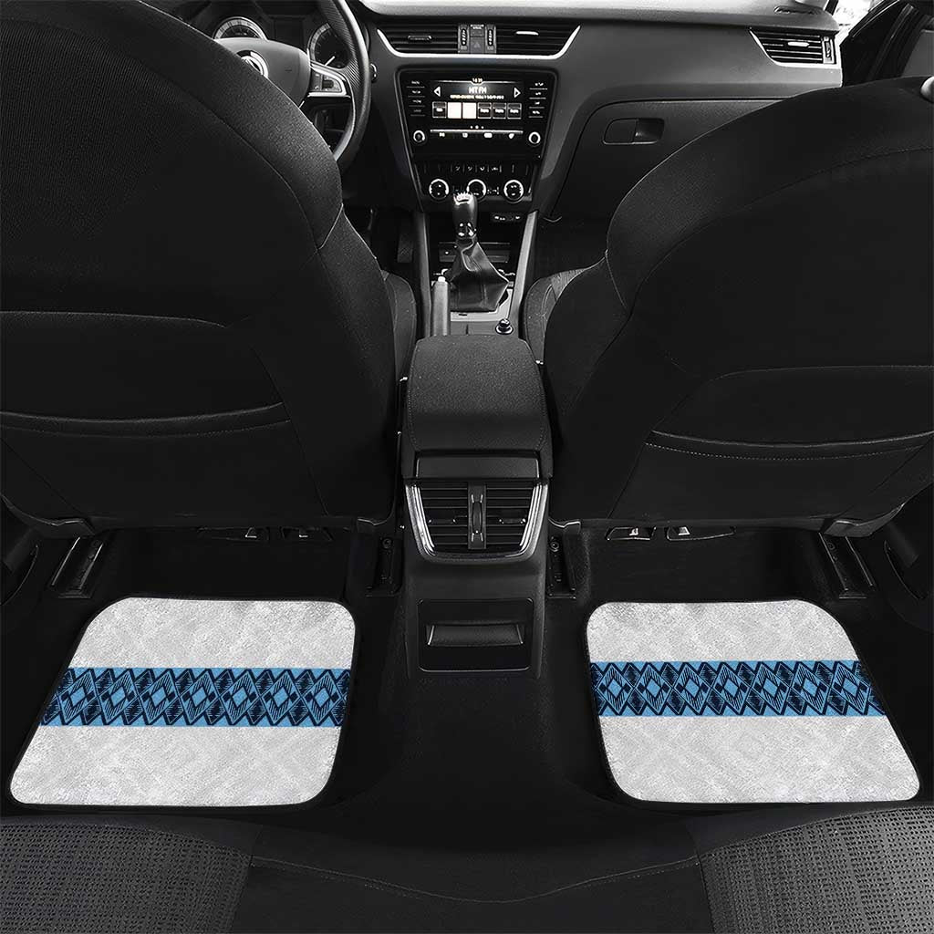 Guatemala Football Car Mats La Azul y Blanco Come On