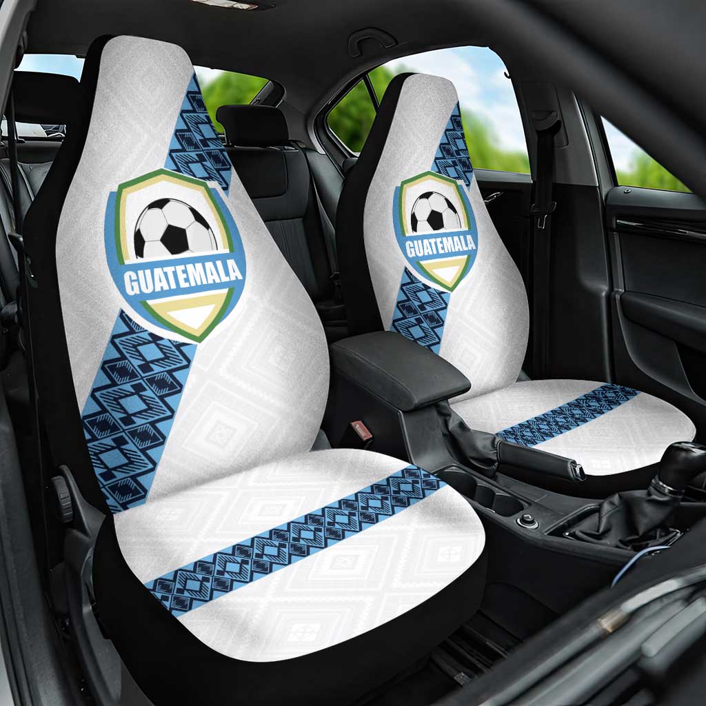 Guatemala Football Car Seat Cover La Azul y Blanco Come On
