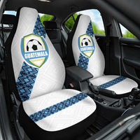 Guatemala Football Car Seat Cover La Azul y Blanco Come On