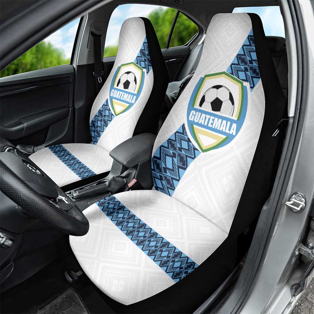 Guatemala Football Car Seat Cover La Azul y Blanco Come On
