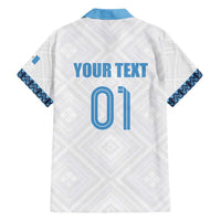 Custom Guatemala Football Hawaiian Shirt La Azul y Blanco Come On