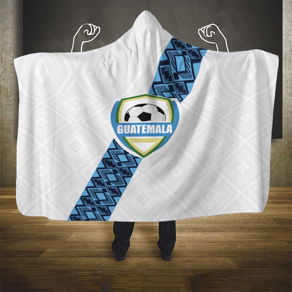 Guatemala Football Hooded Blanket La Azul y Blanco Come On