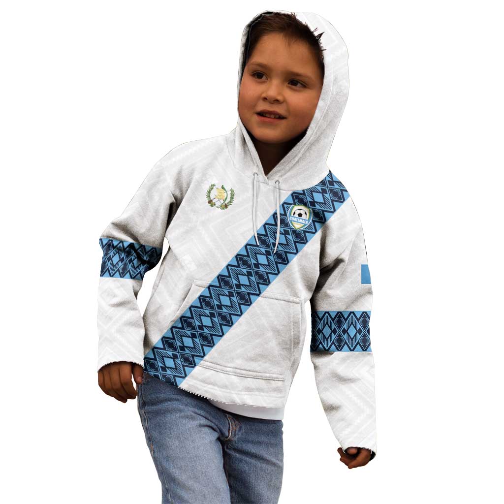 Custom Guatemala Football Kid Hoodie La Azul y Blanco Come On