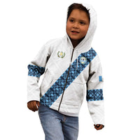 Custom Guatemala Football Kid Hoodie La Azul y Blanco Come On