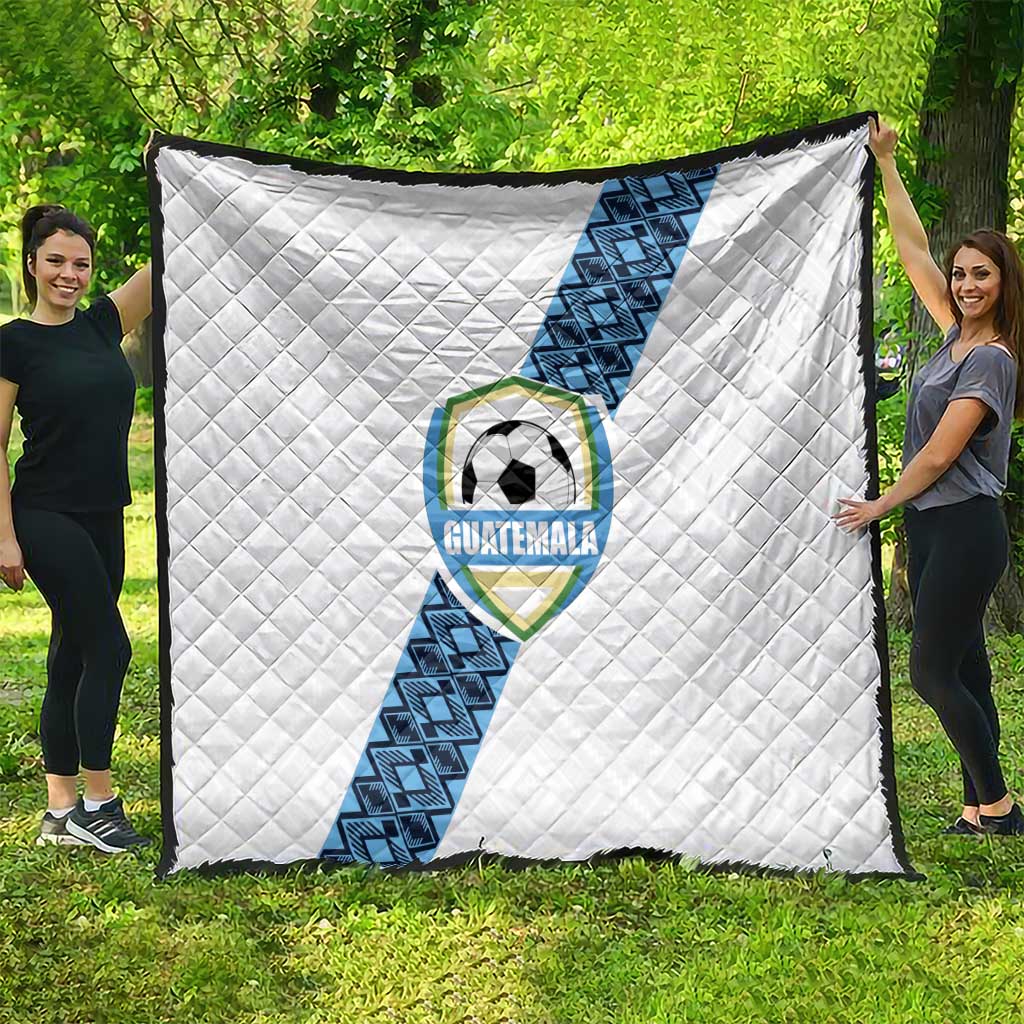 Guatemala Football Quilt La Azul y Blanco Come On