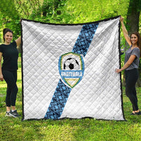Guatemala Football Quilt La Azul y Blanco Come On