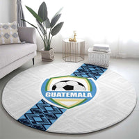 Guatemala Football Round Carpet La Azul y Blanco Come On