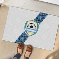 Guatemala Football Rubber Doormat La Azul y Blanco Come On