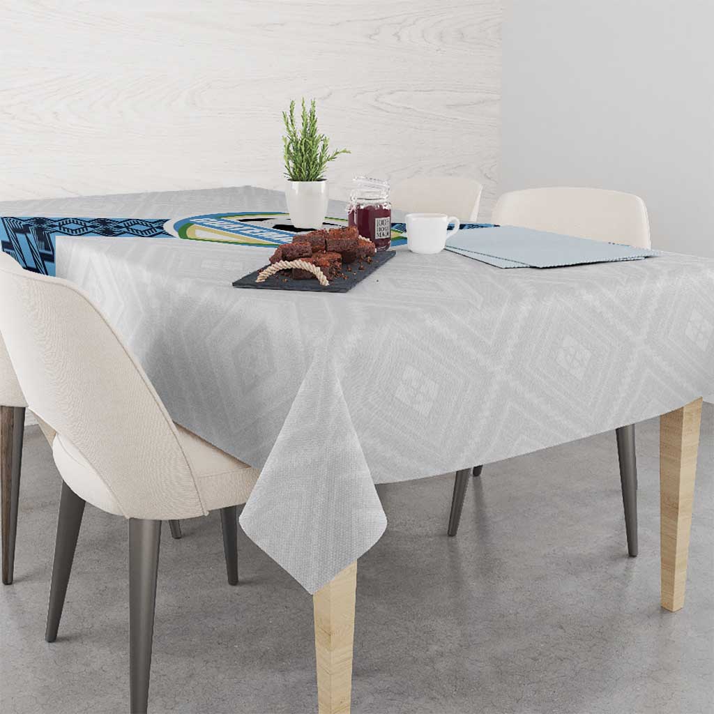 Guatemala Football Tablecloth La Azul y Blanco Come On