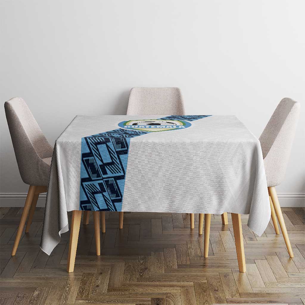 Guatemala Football Tablecloth La Azul y Blanco Come On
