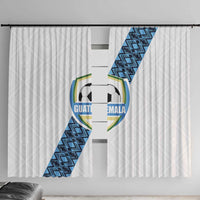 Guatemala Football Window Curtain La Azul y Blanco Come On