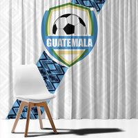 Guatemala Football Window Curtain La Azul y Blanco Come On