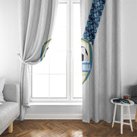 Guatemala Football Window Curtain La Azul y Blanco Come On