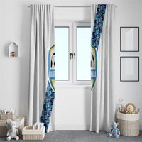 Guatemala Football Window Curtain La Azul y Blanco Come On