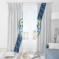 Guatemala Football Window Curtain La Azul y Blanco Come On