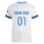 Custom Guatemala Football Women V-Neck T-Shirt La Azul y Blanco Come On