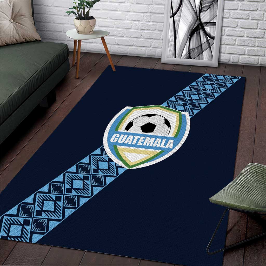 Guatemala Football Area Rug Vamos Los Chapines