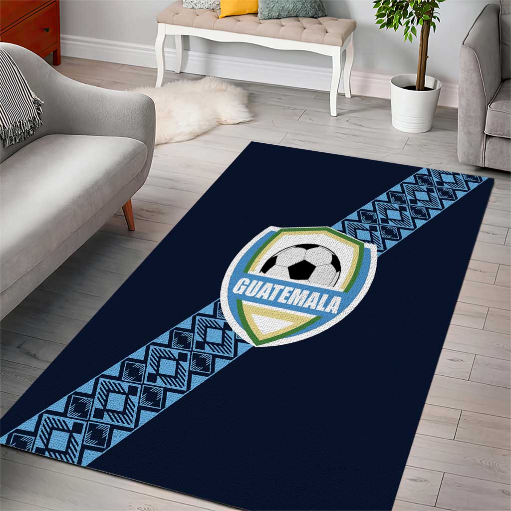 Guatemala Football Area Rug Vamos Los Chapines