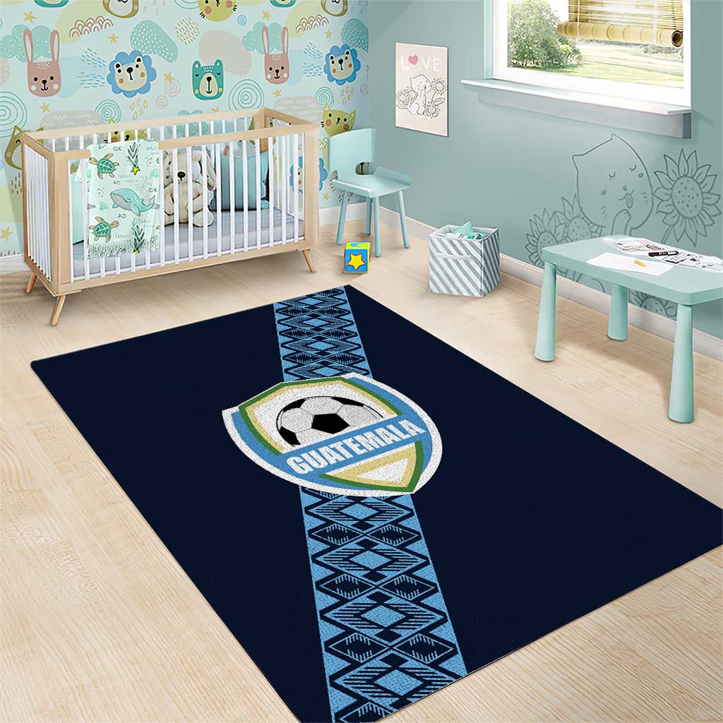 Guatemala Football Area Rug Vamos Los Chapines