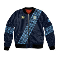 Custom Guatemala Football Bomber Jacket Vamos Los Chapines