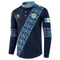 Custom Guatemala Football Button Sweatshirt Vamos Los Chapines