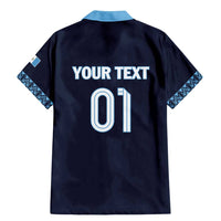 Custom Guatemala Football Family Matching Mermaid Dress and Hawaiian Shirt Vamos Los Chapines