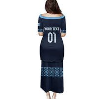 Custom Guatemala Football Family Matching Puletasi and Hawaiian Shirt Vamos Los Chapines