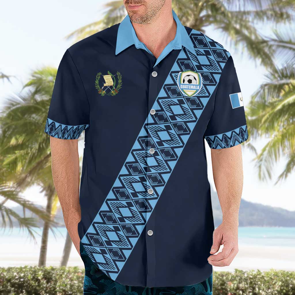 Custom Guatemala Football Hawaiian Shirt Vamos Los Chapines