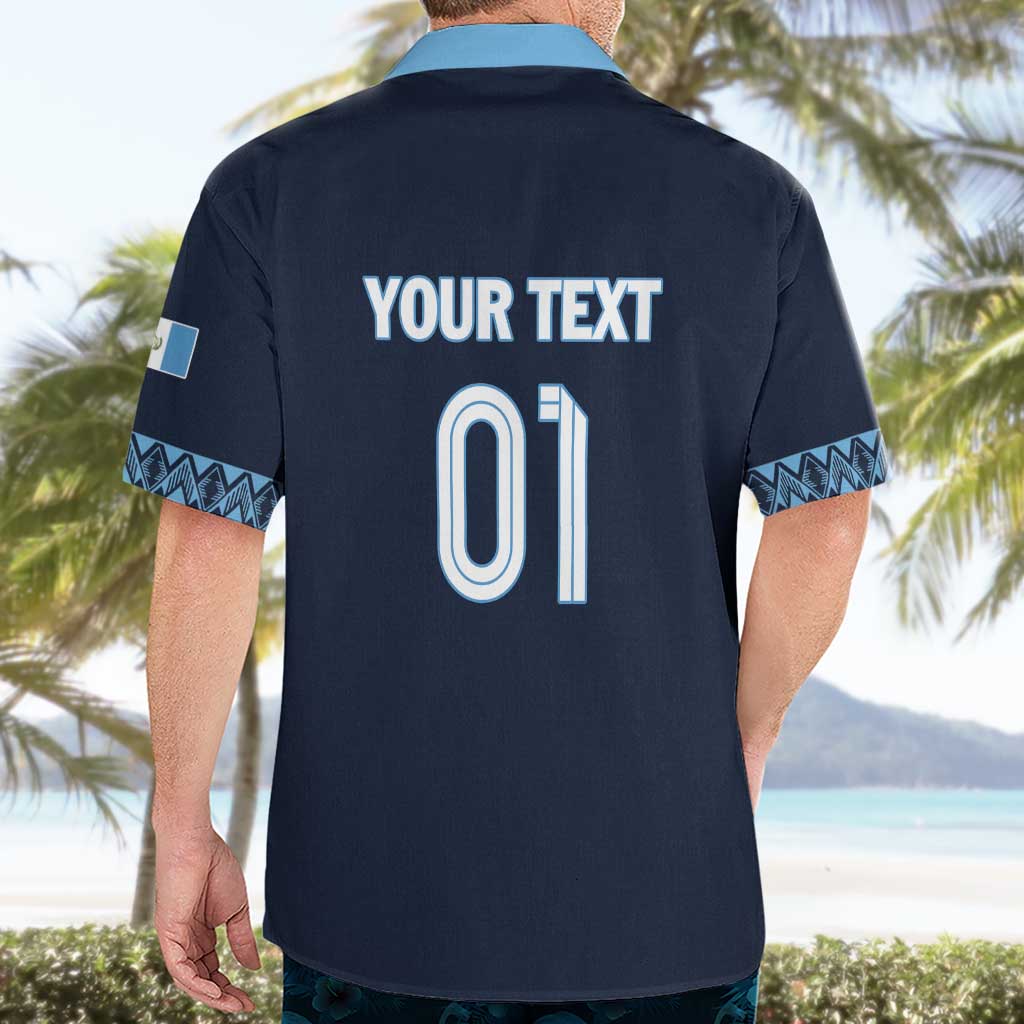 Custom Guatemala Football Hawaiian Shirt Vamos Los Chapines