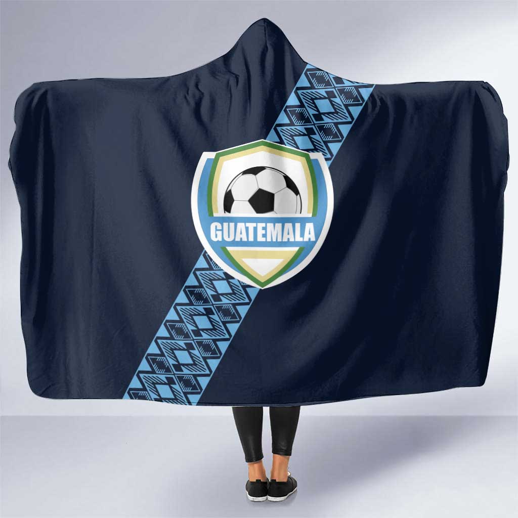 Guatemala Football Hooded Blanket Vamos Los Chapines