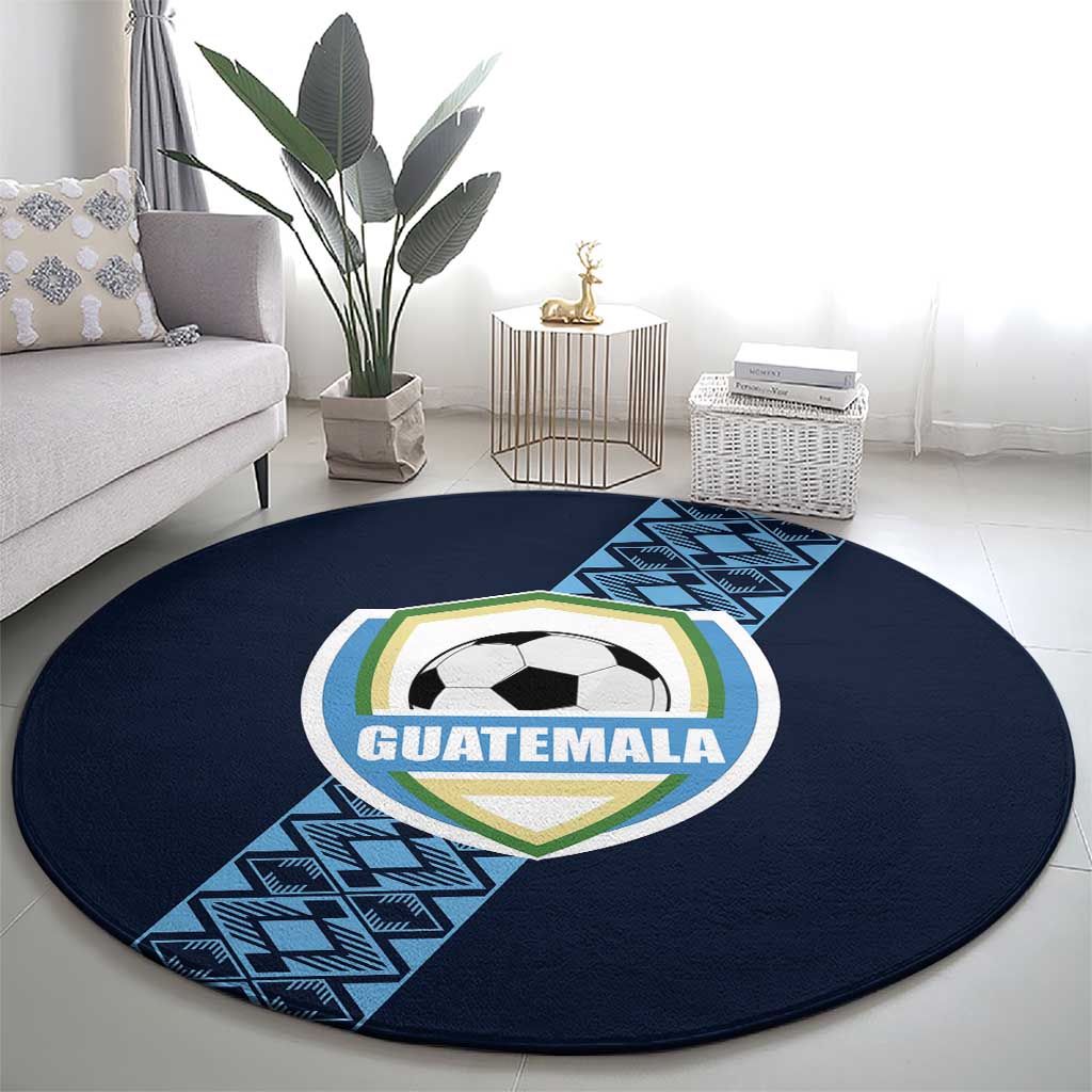 Guatemala Football Round Carpet Vamos Los Chapines