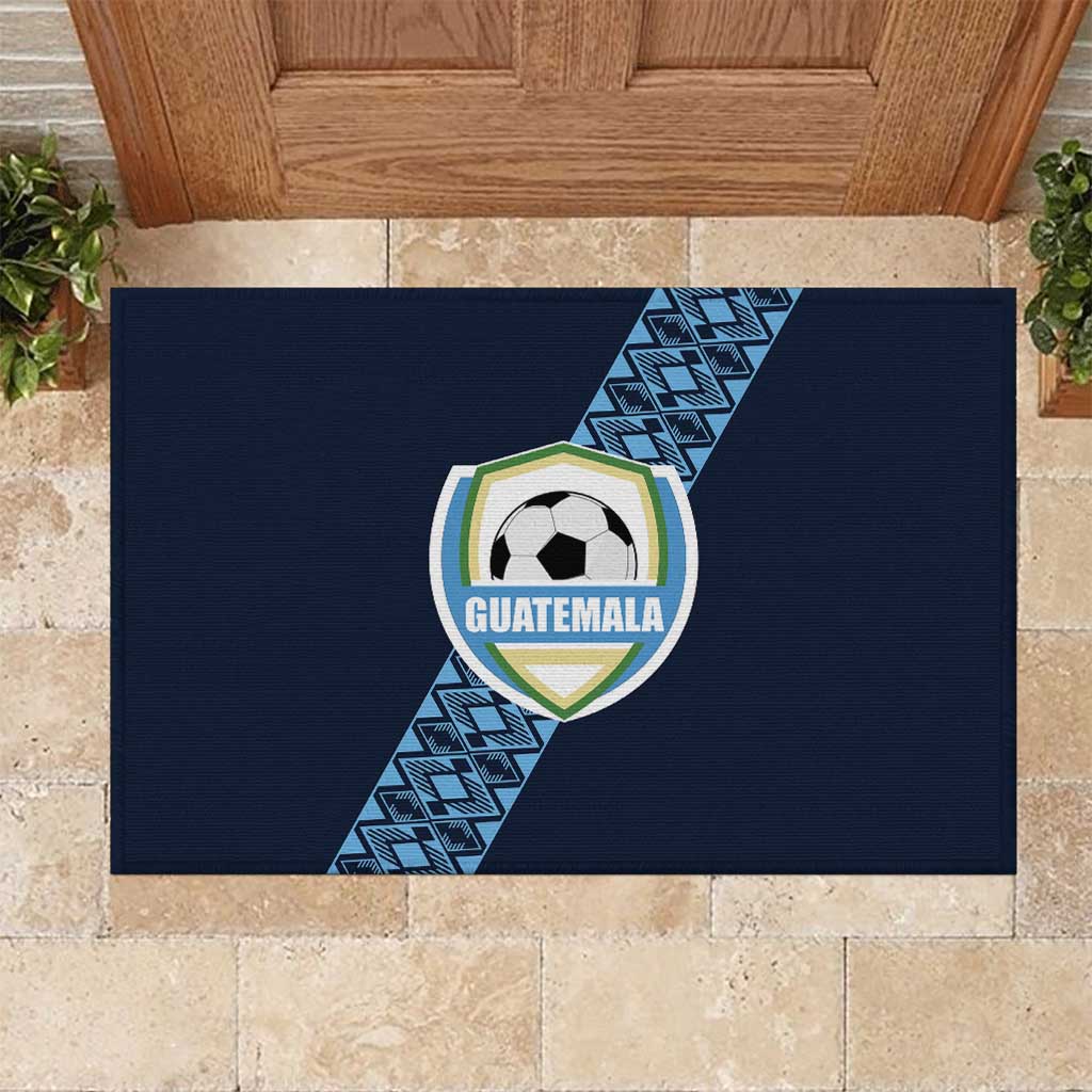 Guatemala Football Rubber Doormat Vamos Los Chapines