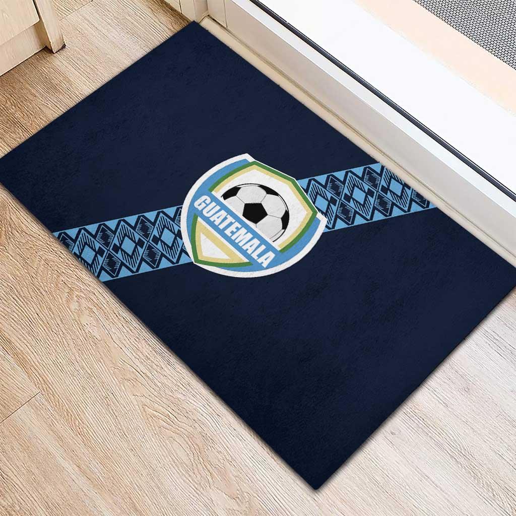 Guatemala Football Rubber Doormat Vamos Los Chapines