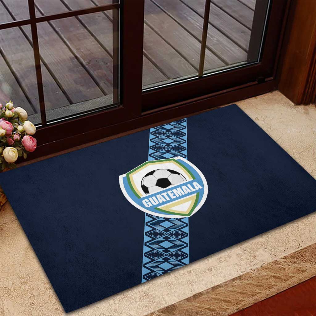 Guatemala Football Rubber Doormat Vamos Los Chapines