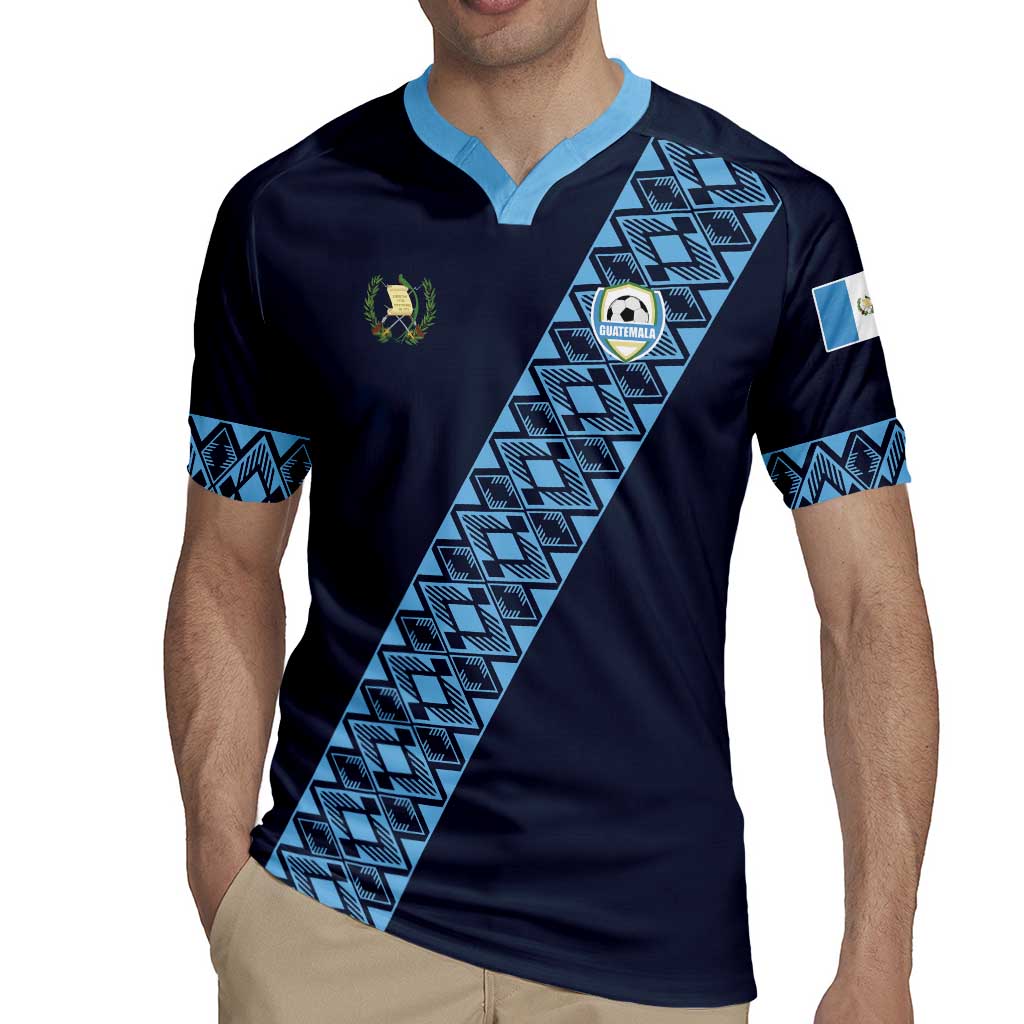 Custom Guatemala Football Rugby Jersey Vamos Los Chapines