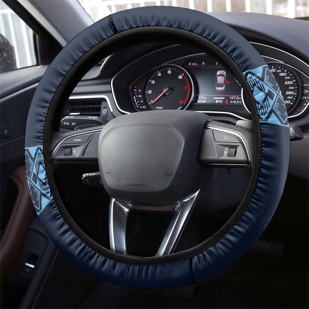 Guatemala Football Steering Wheel Cover Vamos Los Chapines