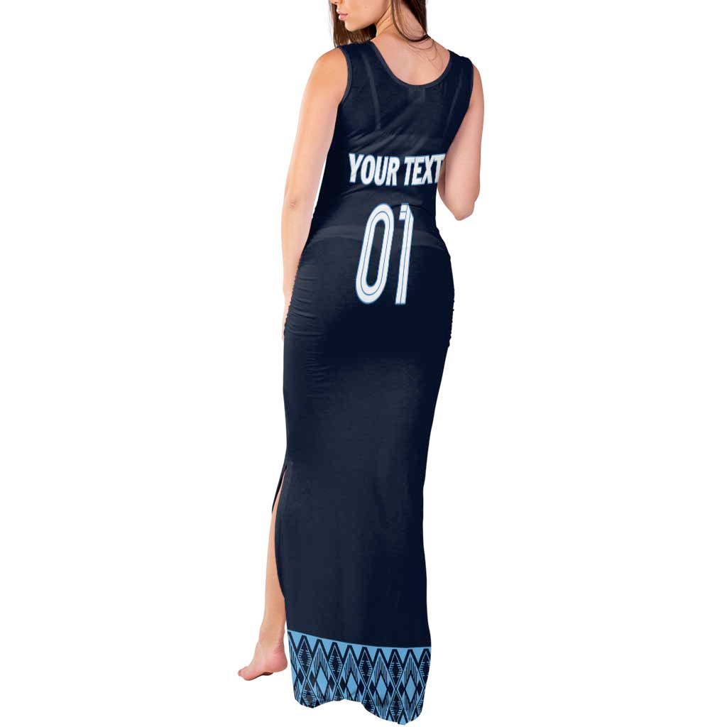 Custom Guatemala Football Tank Maxi Dress Vamos Los Chapines