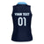 Custom Guatemala Football Women Sleeveless Polo Shirt Vamos Los Chapines